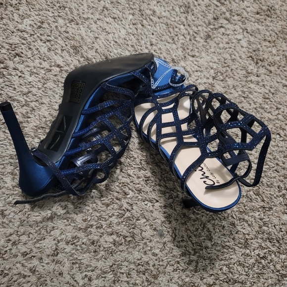 Blue High Heels by Chic by Lady Couture - Picture 11 of 16
